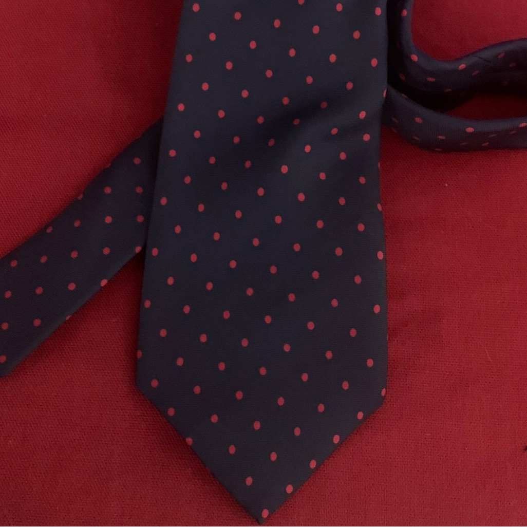 Rivetz Of Boston All Silk Polka Dot Tie